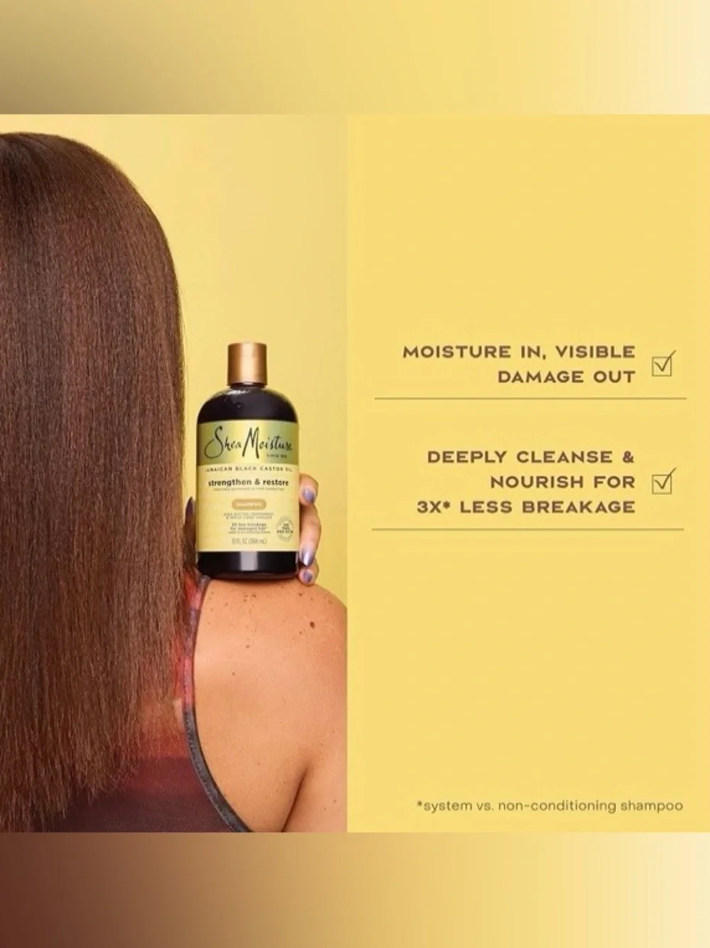 Shea Moisture Strengthen & Restore Jamaican Castor Oil Shampoo